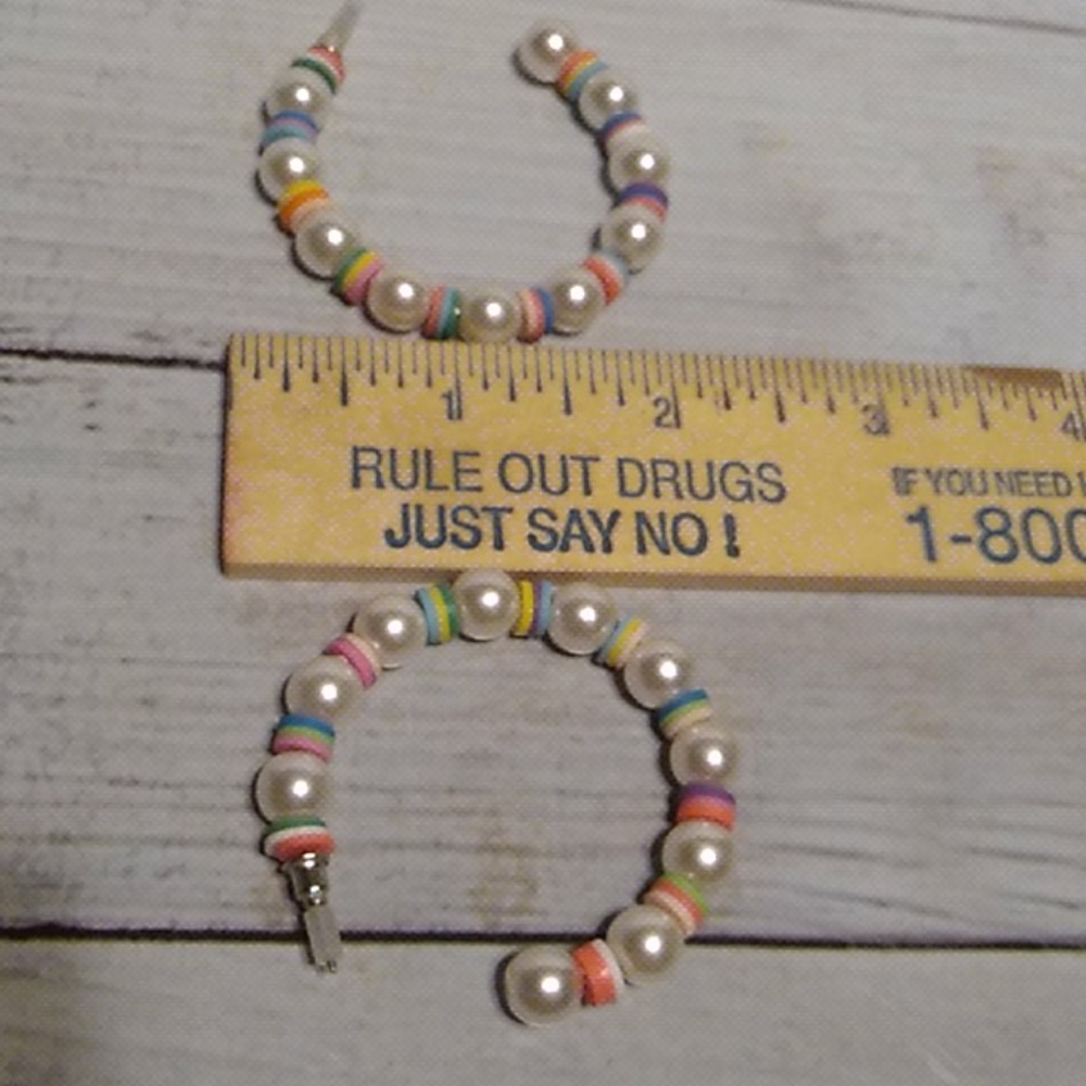 Nwt Large Colorful Earrings - Picture 3 of 4